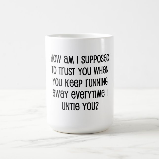 Vertrauen Kaffeetasse (Mittel)