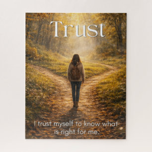 Vertrauen - Motivierendes Puzzle-Geschenk Puzzle