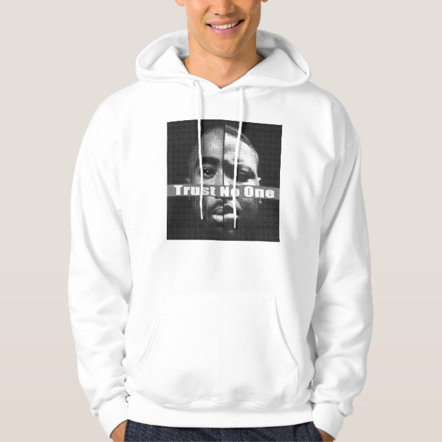 Vertrauen niemand hoodie (Vorderseite)