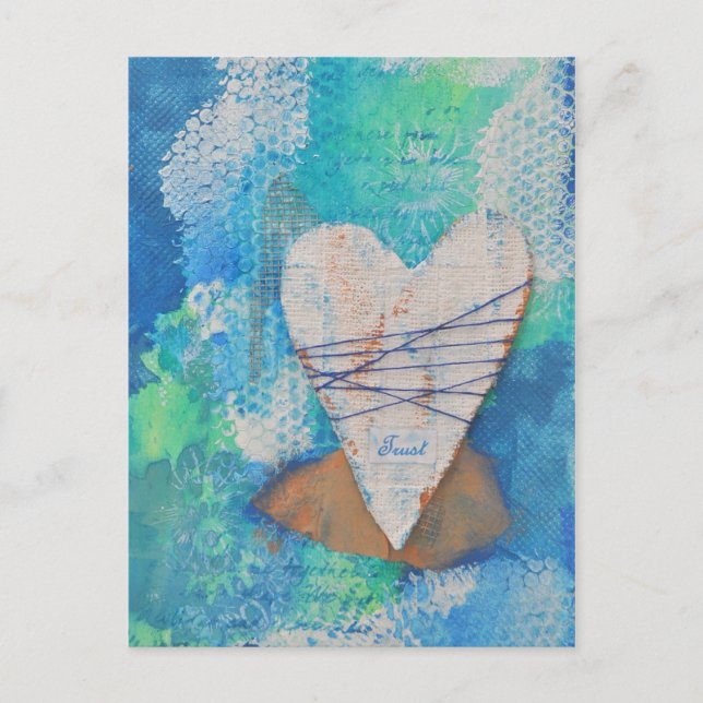 Vertrauen Postkarte (Vorderseite)