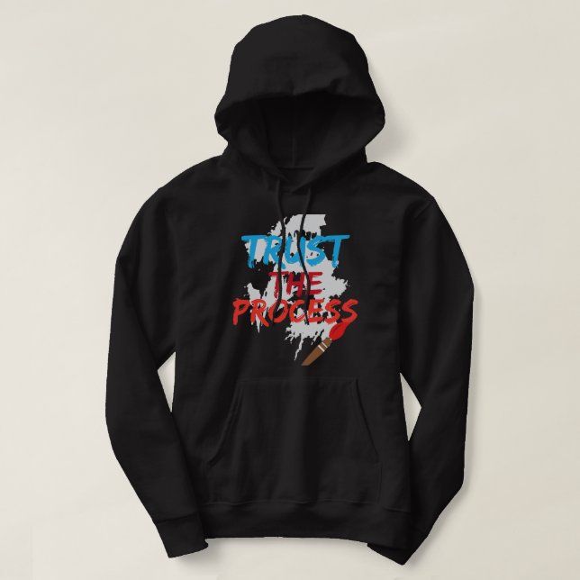 Vertrauen Sie auf das Geschenk des Coolen Malers. Hoodie (Design vorne)