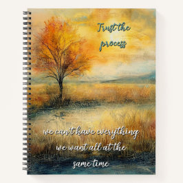 Vertrauen Sie auf das Spiral-Notebook Process Notizbuch