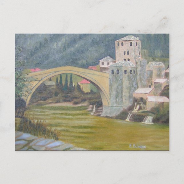 Vertrauen Sie auf Ihre Instinkt Bridge Postcard Postkarte (Vorderseite)