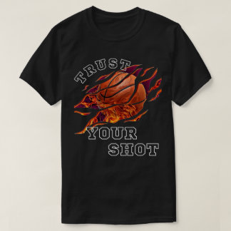 Vertrauen Sie auf Ihren Schuss - kühnes schwarzes  T-Shirt