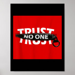 Vertrauen Sie Coolen Motivierend Illustration Graf Poster