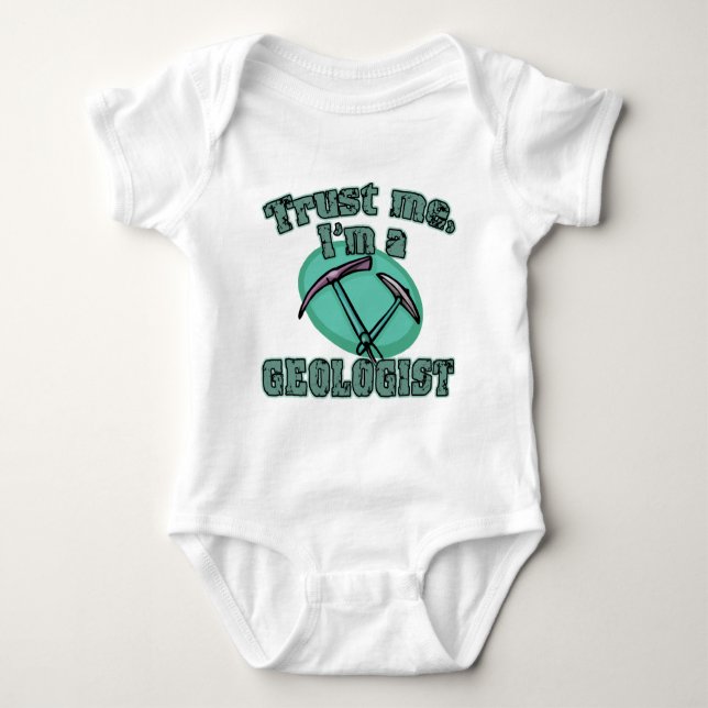 Vertrauen Sie, dass ich ich ein Geologe-T-Shirts Baby Strampler (Vorderseite)