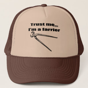 Vertrauen Sie, dass ich ich ein Hufschmied bin Truckerkappe