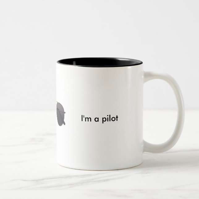 Vertrauen Sie, dass ich ich ein Pilot bin Zweifarbige Tasse (Rechts)