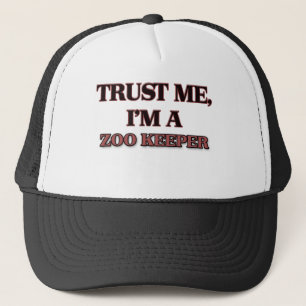 Vertrauen Sie, dass ich ich EIN ZOOWÄRTER bin Truckerkappe
