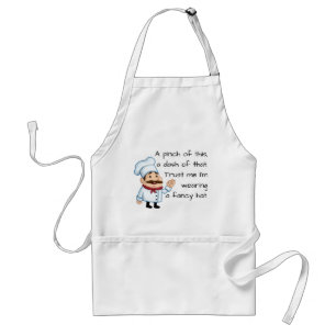 Vertrauen Sie dem Koch Schürze