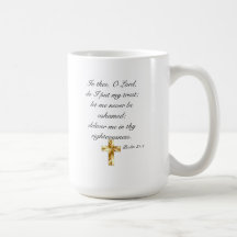 Vertrauen Sie dem Lord Psalm 31:1 15 oz Classic Wh