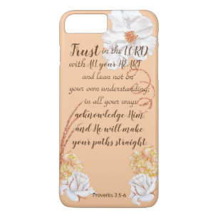 Vertrauen Sie dem Rosa Lord-White Roses In Gold Case-Mate iPhone Hülle