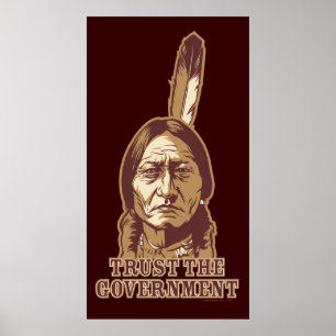 Vertrauen Sie dem staatlichen Poster