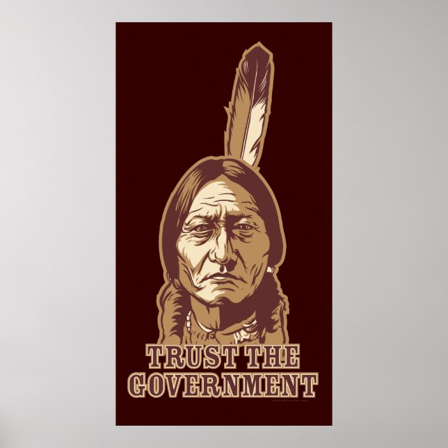 Vertrauen Sie dem staatlichen Poster (Vorne)