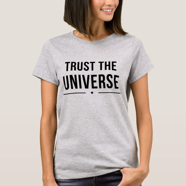 Vertrauen Sie dem Universum-T - Shirt-Tumor T-Shirt (Vorderseite)