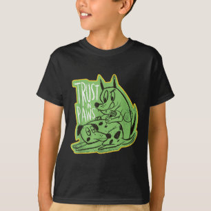 Vertrauen Sie den Paws - zwei Hunde, die einander  T-Shirt