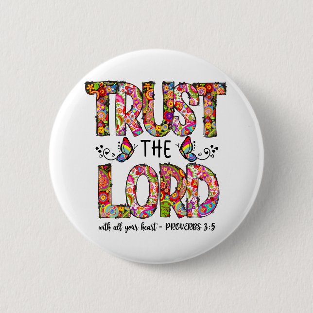 Vertrauen Sie der Lord Sublimation Button (Vorderseite)