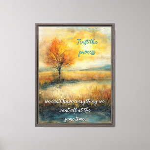 Vertrauen Sie der prozessorientierten Canvas-Print Leinwanddruck