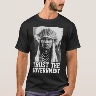 VERTRAUEN SIE DIE INDISCHEN REGIERUNGEN AUF SCHWAR T-Shirt