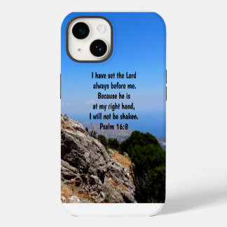 Vertrauen Sie Gott auf meiner rechten Hand Psalm 1 iPhone 14 Hülle