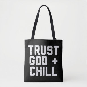 Vertrauen Sie Gott Chill Funny Jesus Faith Religiö