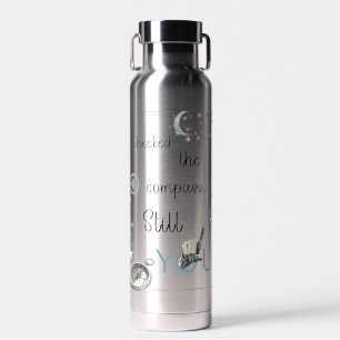 Vertrauen Sie Ihrem inneren Kompass. Selbstfürsorg Trinkflasche