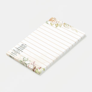 Vertrauen Sie in den Herrn floral Post-it Klebezettel