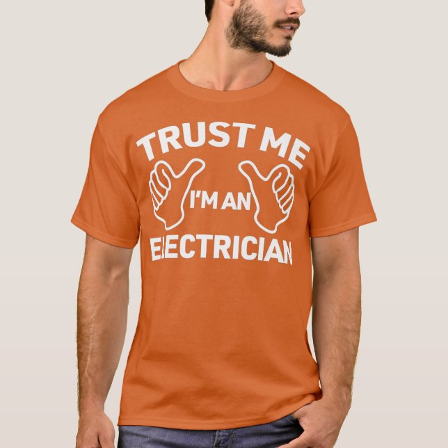 Vertrauen Sie mir als Elektro-Premium T-Shirt (Vorderseite)
