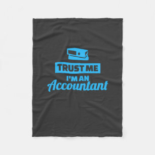 Vertrauen Sie mir, dass ich Buchhalter bin Fleecedecke