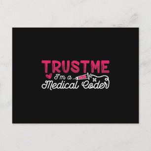 Vertrauen Sie mir, dass ich ein ICD-Programmierer  Postkarte