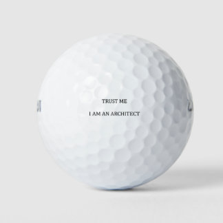 Vertrauen Sie mir, ich bin Architekt Golfball