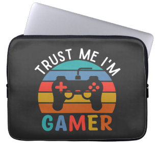 Vertrauen Sie mir, ich bin ein Gamer, ein lustiger Laptopschutzhülle