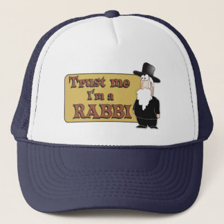 Vertrauen Sie mir - ich bin EIN RABBINER - großer Truckerkappe