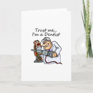 Vertrauen Sie Mir Ich Bin Ein Zahnarzt Karte