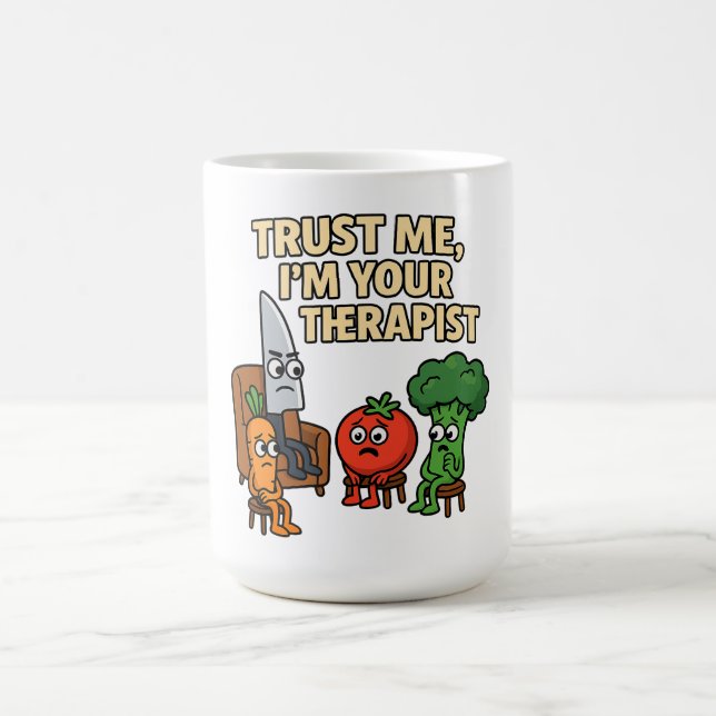 Vertrauen Sie mir, ich bin Ihr Therapeut - Funny C Kaffeetasse (Mittel)