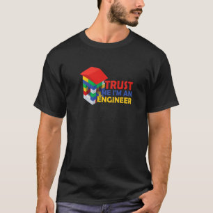 Vertrauen Sie mir, ich bin Ingenieur-Gebäude-Blöck T-Shirt