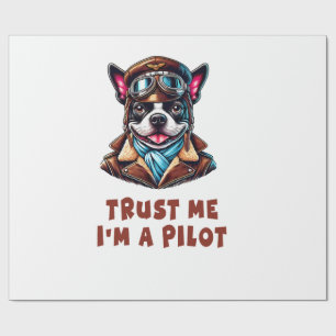 Vertrauen Sie mir, ich bin Pilot Geschenkpapier
