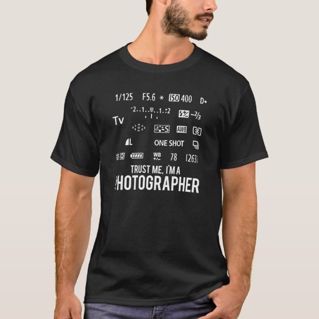 Vertrauen Sie mir, ich sind ein Fotograf T-Shirt (Vorderseite)
