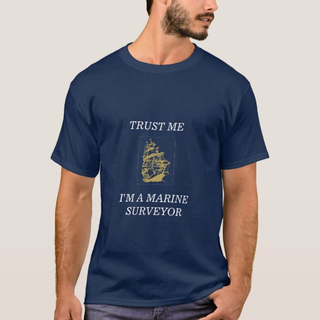 VERTRAUEN Sie MIR, ich sind EIN MARINEfeldmesser T-Shirt (Vorderseite)