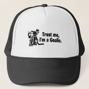 Vertrauen Sie mir Im ein Tormann-Hockey Truckerkappe