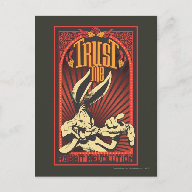 Vertrauen Sie mir Postkarte (Vorderseite)