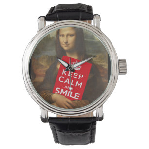 Vertrauen Sie Mona Lisa! Armbanduhr