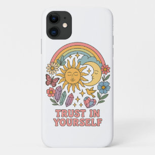 Vertrauen Sie sich selbst - Retro Psychedelic Sun Case-Mate iPhone Hülle