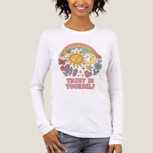Vertrauen Sie sich selbst - Retro Psychedelic Sun  Tri-Blend Shirt
