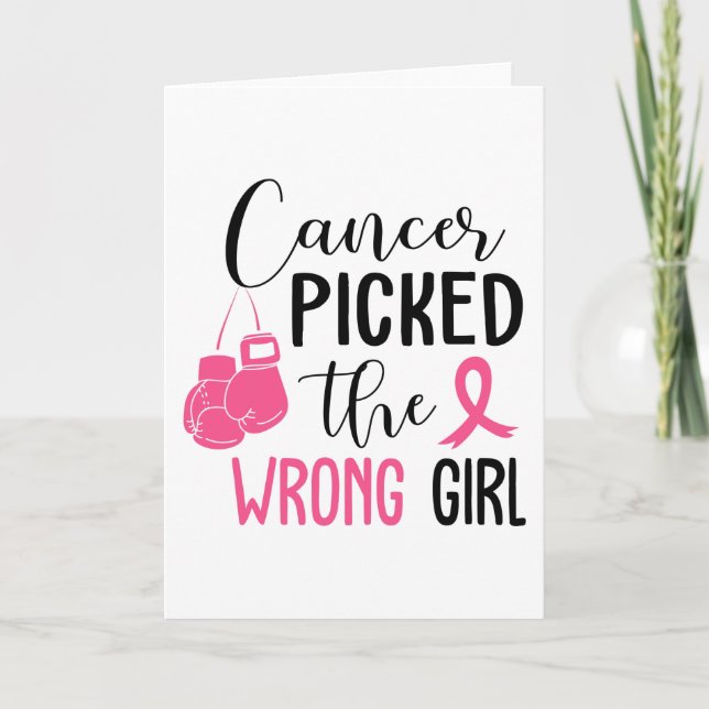 Vertrauen über Angst, Krebs Karte (Vorderseite)