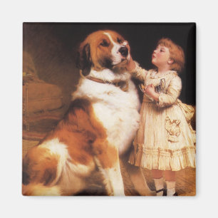 Vertrauen von Charles Burton Barber, Saint Bernard Magnet