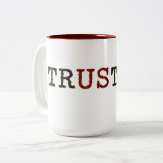 Vertrauen Zweifarbige Tasse