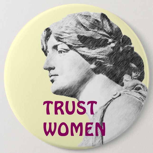 VERTRAUENS-FRAUEN-Knopf Button (Vorderseite)