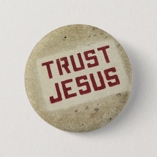 "Vertrauens-Jesus" Knopf Button
