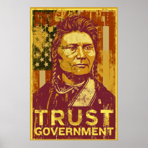 Vertrauens-Regierungs-Plakat Poster